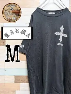 【希少】KARMA　ヴィンテージ　Tシャツ　ロゴプリント　ロック　ユニセックス