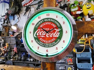 【即納】【在庫あり】コカ・コーラ　ネオンクロック　（サーストクエンチング）　■　アメリカ雑貨　アメリカン雑貨　coke