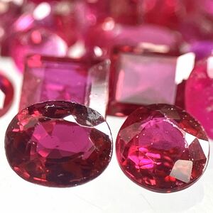 (天然ルビーおまとめ)m 30ct 裸石 宝石 ruby コランダム 紅玉 jewelry corundum ジュエリー K①