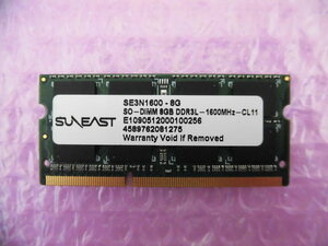 SANEAST (SE3N1600-8G) PC3L-12800 (DDR3L-1600) 8GB ★低電圧対応 定形外送料120円★ (1)