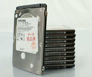 レターパック 10個セット TOSHIBA 東芝 MQ01ABF050 500GB HDD 2.5インチ/SATA/5400rpm データ消去 ハードディスク S050703