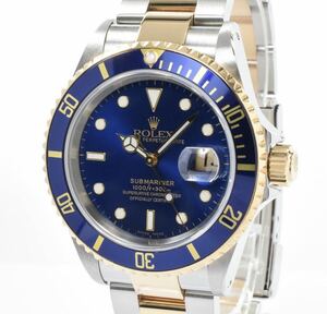 極美品 ROLEX ロレックス 青サブ サブマリーナデイト 16613