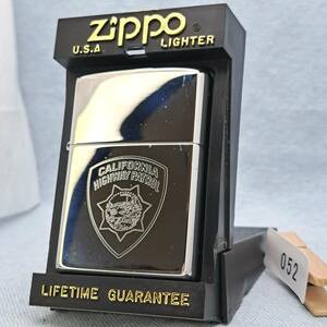 1000円～ zippo 未使用 CALIFORNIA HIGHWAY PATROL カリフォルニア ハイウェイパトロール 1996年製 ジッポー ケース有 取説 USA 052