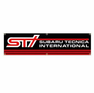 スバル STI フラッグ 旗 タペストリー バナー wrx インプレッサ レガシィ フォレスター レヴォーグ B4 BRZ G4 S4