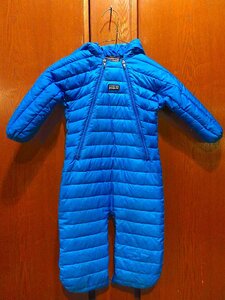 Patagonia●キッズインファントダウンカバーオール水色size 12M●231211c4-k-all パタゴニアジャンプスーツロンパース