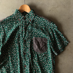 COMME des GARCONS JUNYA WATANABE 花柄 レーヨン シャツ XS メンズ レディース コムデギャルソン ジュンヤワタナベ