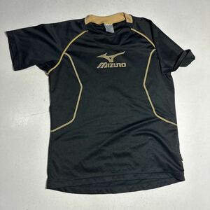 ミズノ MIZUNO 黒 ブラック サッカー トレーニング用 プラクティスシャツ Lサイズ