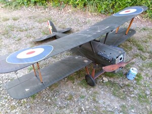 イギリス空軍戦闘機RODEN/RAF S.E.5a/複葉機/ビックサイズ/ラジコン模型