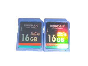 動作保証！KINGMAX SDHCカード クラス⑥ 16GB 2枚セット