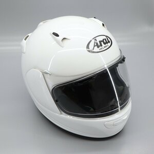 アライ QUANTUM-J カンタムJ フルフェイス ヘルメット グラス ホワイト Lサイズ　240514KT0002