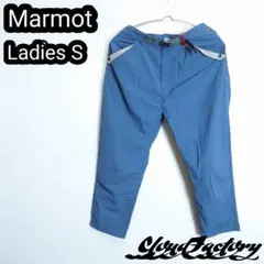 Marmot スリークオーターパンツ レディースS ネイビー