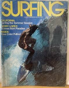 SURFING MAGAZINE 1976-77年12-1月号 GERRY LOPEZ ポスター付 ジェリー・ロペス ビッグ・ウェンズデー サーフィン