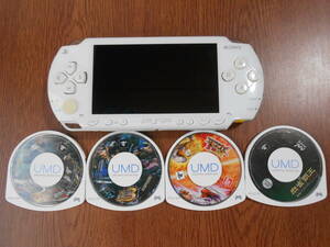 PSP1000　ホワイト　本体　ソニー　携帯ゲーム　動作品　PSP　プレイステーションポータブル