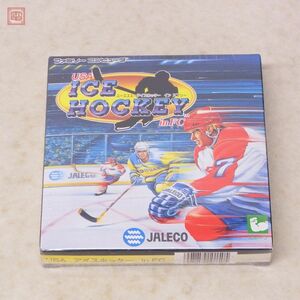 1円〜 未開封 FC ファミリーコンピュータ ユーエスエーアイスホッケー イン エフシー USA ICE HOCKEY ジャレコ JALECO【10