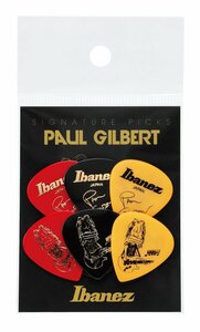 即決◆新品◆送料無料Ibanez P1000PGSP Paul Gilbert ポール ギルバート シグネチャー ギター ピック 6枚パック/メール便