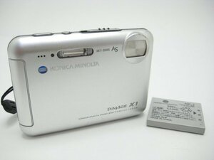 ★ハローカメラ★0413 KONICAMINOLTA DiMAGE X1 [800万画素] 【本体とバッテリーのみ】　動作品 現状 1円スタート 即決有り