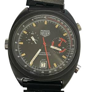 【ジャンク品】TAG HEUER MONZA 150.501 モンツァ タグホイヤー オートマクロノ ブラック 自動巻 不動 メンズ腕時計 本体のみ hiL4154RO