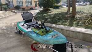 特売 ★ペダル式パドルボード 足漕ぎ カヤック SUP インフレータブル ペダル 釣り エアポンプ 海 フィッシング アウトドア 手漕ぎ 夏