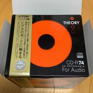 2 新品　未開封　TDK CD-R音楽用 セオリー　THEORY 74分 (CD-RTH74N) 10枚セット