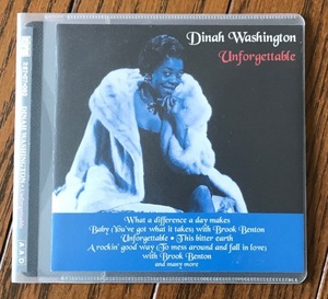 1592 / Dinah Washington / Unforgettable / ダイナ・ワシントン / アンフォーゲッタブル / 名曲ずらり / 廃盤 / 美品