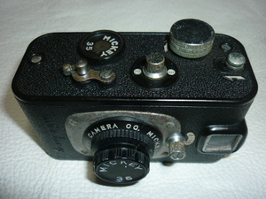 ■極希少 美品 完動品 1950年頃！MICKEY 35(ミッキー35) ベークライト豆カメラ ボルタ判35ｍｍ レンズキャップ付 日本製 ミッキーデザイン