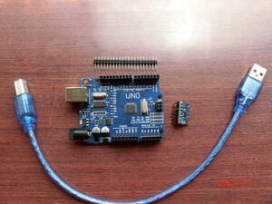 Arduino UnoとSIGNAL GENERATOR AD9833のセット一式 USB CABLEも付き 動作OK