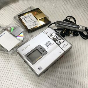 1円～ 動作品 SONY ソニー MDウォークマン WALK MAN MZ-R50 おまけ付 プレーヤー IW405AD01SNY