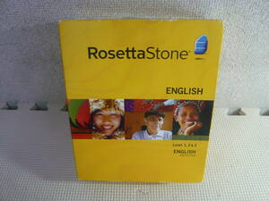 ユ）ＰＣソフト《Rosetta Stone Version 3 English (US) Level 1, 2, 3》中古
