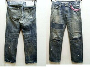 ◇即決[S]NEIGHBORHOOD 11AW BEADED.SAVAGE.NARROW/14OZ-PT コンチョ ビーズ ナロー サベージデニム インディゴ 112DCNH-PTM13 パンツ■935