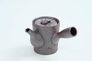 6)21.479 美品 萬古焼 網目 急須 茶器