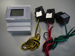 スマートエネルギー電気消費電力計 3 相 200A　電圧計電流計 リアルタイム電力モニター