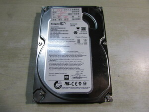 【YHD0566】★（正常）Seagate ST250DM000 3.5inch/内蔵HDD/S-ATA/250GB/電源投入回数:595回/累積時間:1374時間★中古