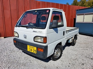 ホンダ　アクティトラック　HA4　4WD　アタック　デフロック　ULUR　シート破れ無し　車検7年5月まで　保証書、記録簿新車時から15枚あり