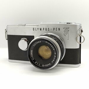 カメラ Olympus -PEN F / F.Zuiko Auto-S 38mm f1.8 一眼レフ セット品 現状品 [7767KC]