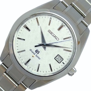セイコー SEIKO グランドセイコー 9Fキャリバー 20周年記念限定 2000本限定 SBGX103 ホワイト ステンレススチール 腕時計 メンズ 中古