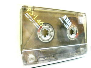 使用済み　中古　カセットテープ　富士AXIA　PS1　Type1　ノーマル　46分　1本　爪あり　No729　