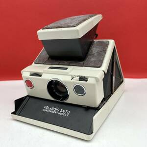 □ Polaroid SX-70 LAND CAMERA MODEL2 インスタントカメラ 動作未確認 ポラロイド