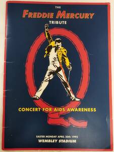 貴重 パンフレット フレディ・マーキュリー 追悼コンサート パンフ 「 THE FREDDIE MERCURY TRIBUTE 」 92年 クイーン