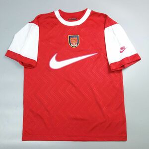 90s アーセナルFC プレミアリーグ NIKE ナイキ製 サッカー半袖ユニフォーム M メンズ