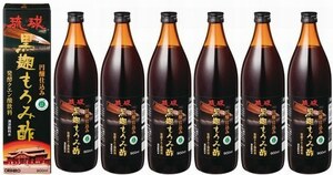 6本　オリヒロ (新) 琉球黒麹もろみ酢 900mL　発酵クエン酸を含む健康飲料です。黒糖を配合して美味しく飲みやすい。毎日の健康と美容に。