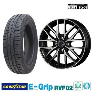 4本SET ヴェネス VENES BP 5.5J+42 グッドイヤー RVF02 22年 175/55R15インチ M900系 タンク ルーミー トール ジャスティ ミラージュ