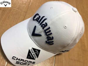 Callaway(キャロウェイ)春夏 吸水速乾 ツアー キャップ C22990100(ホワイト/ネイビー)