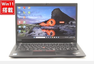 良品 フルHD 14型 Lenovo ThinkPad T490s Windows11 八世代 i7-8665U 32GB NVMe 1TB-SSD カメラ 無線 Office付 中古パソコン 管:1150w