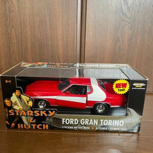 FORD GRAN TORINO starsky&hutch America muscle 1/18 1976 フォード グラントリノ トレノ　刑事 スタスキー&ハッチ 映画 スタハチ　トリノ