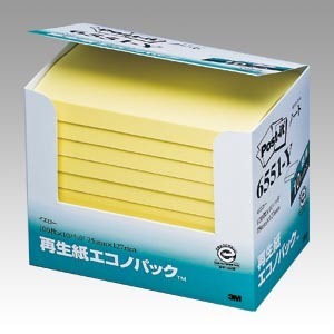 4547452939442 ポストイットノートお買い得パック 事務用品 ラベル・ふせん ふせん スリーエム 6551-Y