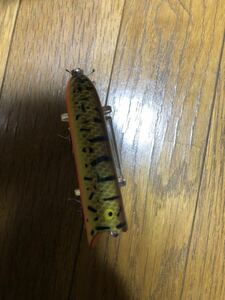 オールド OLD HEDDON ヘドン ラッキー13 縦割れ　吹き目　BRS