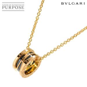 ブルガリ BVLGARI ビーゼロワン ネックレス 45cm ブラック セラミック K18 PG 750 B-zero1 Necklace 90225329