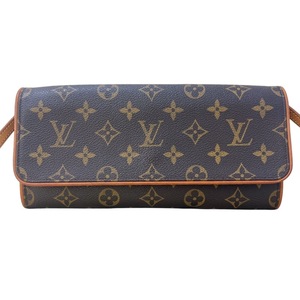 ルイ・ヴィトン LOUIS VUITTON ポシェット・ツインGM M51852 PVC ショルダーバッグ レディース 中古