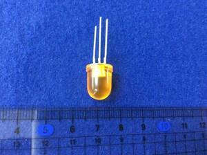 LH9510H 【即決即送】 シャープ 大型LED 10Φx13mm [302Po/238241]　Sharp Large size LED Lamp Amber Color １個セット