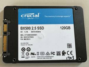 CRUCIAL SSD 120GB【動作確認済み】1703